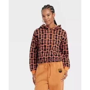 Black History Month Size XL Hoodie Elastic Waist Hem Graphic Print Drawstring